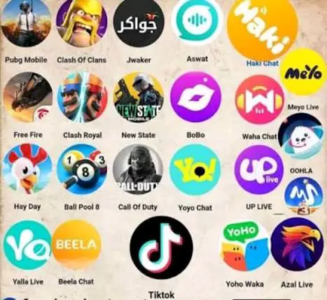 شحن العاب وتطبيقات دردشة