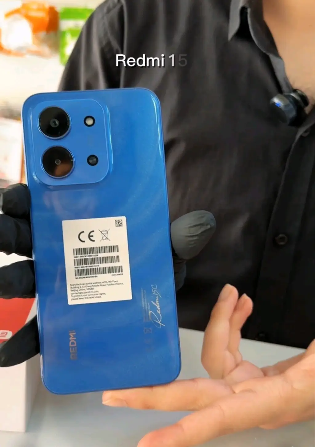 Redmi 15Cلقطة جديد وبسعر المستعمل