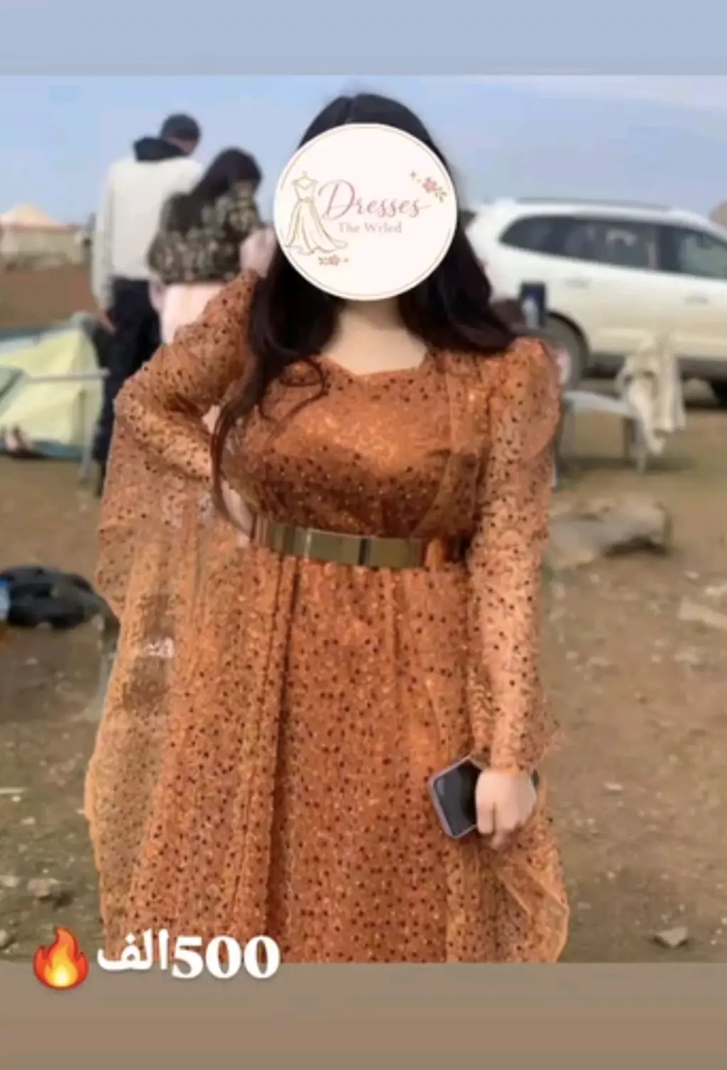فستان مستعمل نظيف